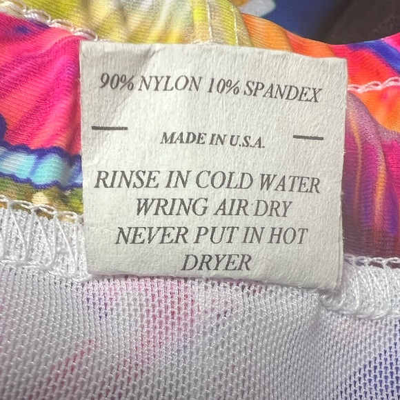 LASC XL Swim Short Magenta Fish NWT Malibu Print - Picture 5 of 7